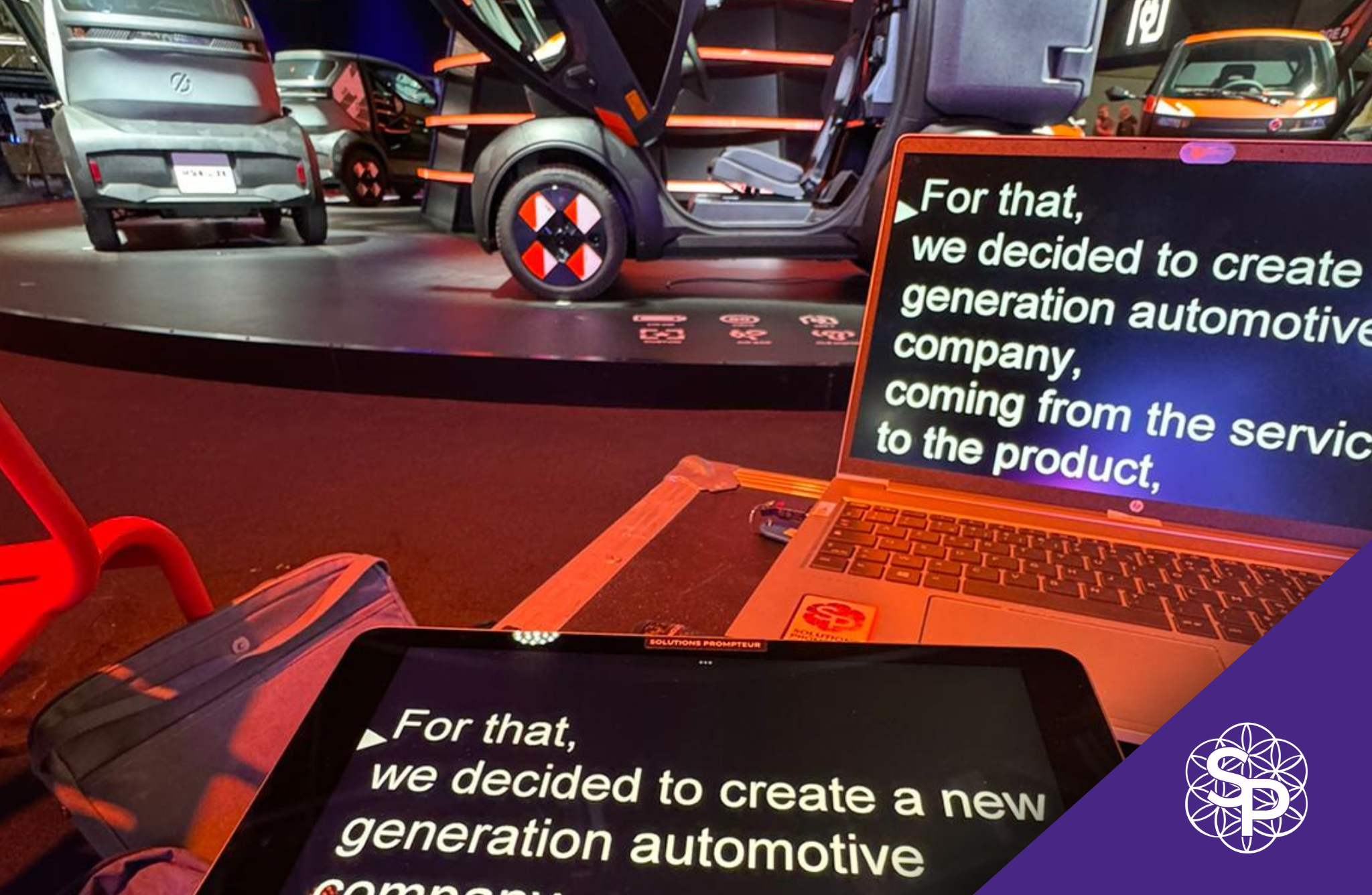 [New] We have improved the most popular teleprompter at the Paris Motor Show.